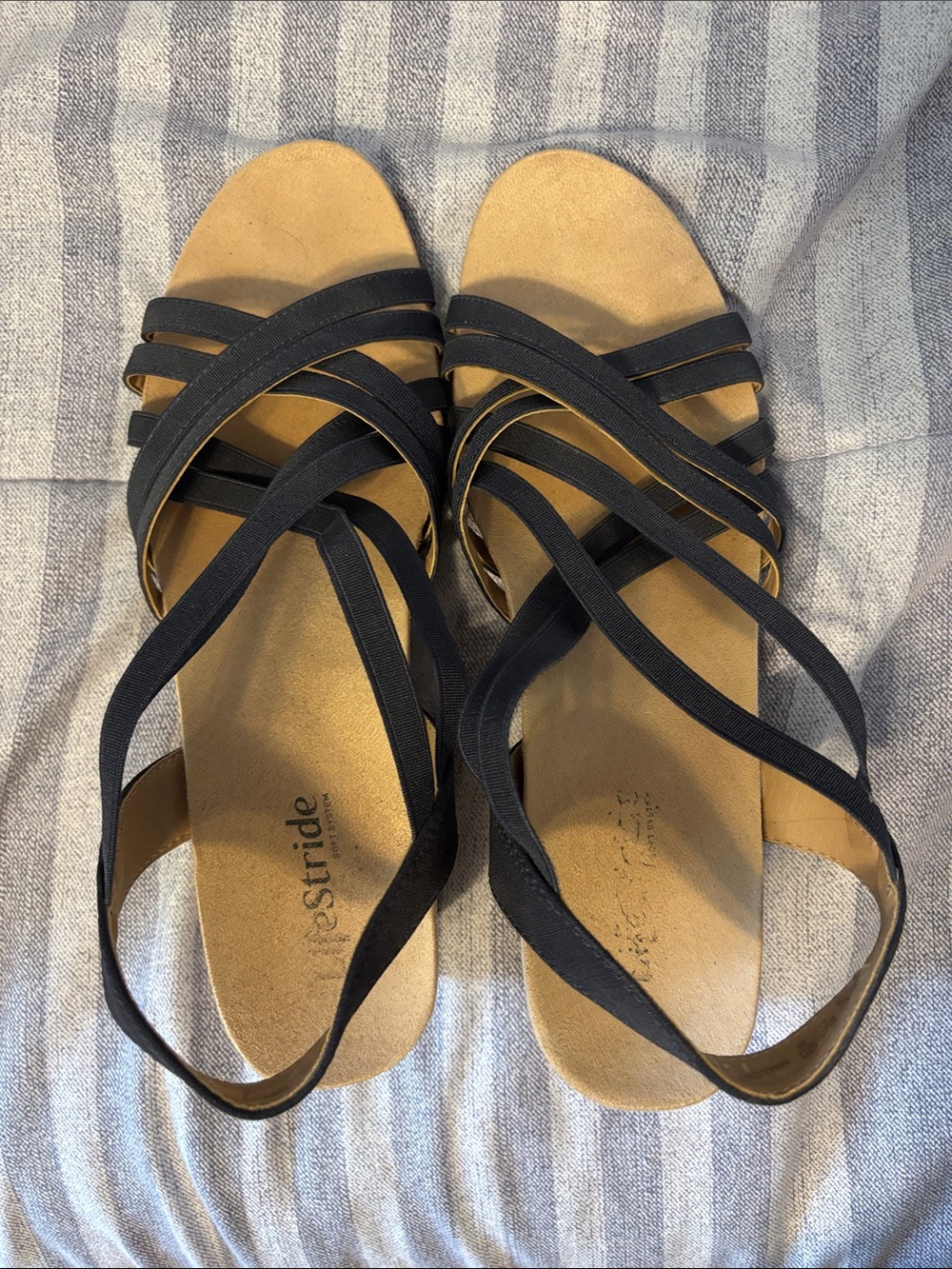 Stride Rite Navy Multi-Strap Sandals